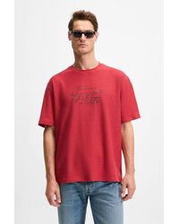 Grimelange - Oversized Printed Crew Neck T-Shirt - Lyst