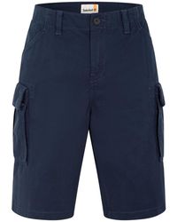 Timberland - Regular Cargo Korte Broek (Donkere Saffier) - Lyst