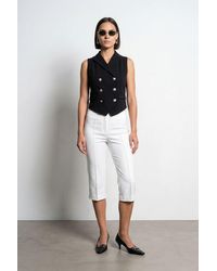 Dilvin - Shawl-Collar Woven Waistcoat - Lyst