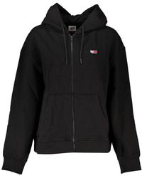Tommy Hilfiger - Black Cotton Sweatshirt - Lyst