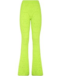 Philipp Plein - Flare Broek Monogram - Lyst