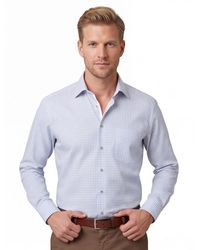 Eterna - Overhemd Comfort Fit Geruit Katoen - Lyst