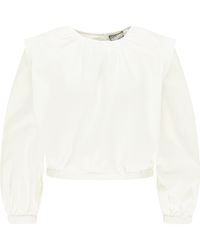 Dreimaster - Blouse Dames Wolwit - Lyst