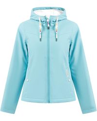 Schmuddelwedda - Softshell Jas Donker Aqua-280 - Lyst