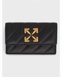 Off-White c/o Virgil Abloh - Jackhammer Flat Card Case Leather - Lyst