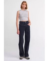 Hiccup - Knitted Crew Neck Crop Top - Lyst