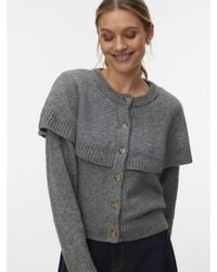 Vero Moda - Vmlilli Cape Cardigan - Lyst