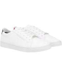 Tommy Hilfiger - "Essential" Sneaker Für Damen, Leder, Flach - Lyst
