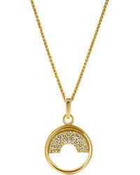 Orphelia - 'Tista' 925 Sterling Pendant With Chain - Lyst