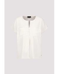 Monari - Blouse With Rhinestone Details 410766 143 Marble - Lyst