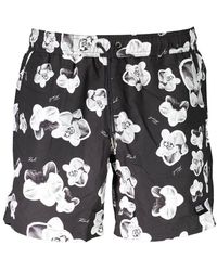 KARL LAGERFELD - Bloemen Zwemshorts - Lyst