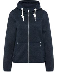Icebound - Yuka Serie Gebreide Fleece Jas Marine Gem - Lyst