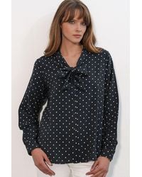 Bigdart - Polka Dot Poplin Shirt Blouse - Lyst