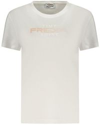 Freddy - Blauw Katoenen T-Shirt - Lyst