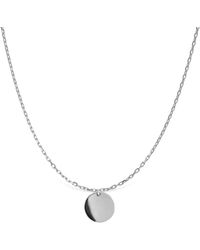 Luxenter - Mi Sol 925 Sterlingsilber Kette Mit Rhodinierter Oberfläche - Lyst