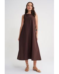 MixRay - Relaxed Fit Maxi Dress With Pockets - Lyst