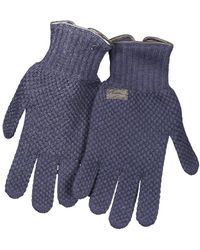 Harmont & Blaine - Marineblauwe Wol Herenhandschoenen - Lyst