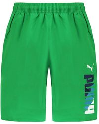 PUMA - Fun Woven Bermuda Shorts - Lyst