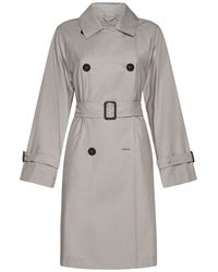 Max Mara - Max Mara De Kubus De Kubusmengsel Katoenen Trenchcoat - Lyst