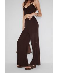Grimelange - Wide Leg Elastic Waist Joggers - Lyst