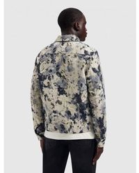 Pure Path - 26030204 53 Jacquard Flower Full-Zip Overshirt Purep - Lyst