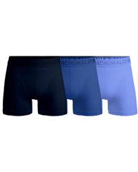 MUCHACHOMALO - 3-Pack Boxer Shorts Solid - Lyst