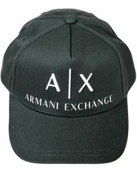 ARMANI EXCHANGE - Woven Baseball Hat Cap - Lyst