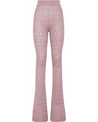 Philipp Plein - Flare Broek Monogram - Lyst