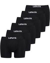 Levi's - Levi's Solid Basic Boxer Brief Org Co 6P Ecom Boxershorts - Lyst