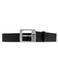 Fendi - Ff Monogram Gesp Leren Riem - Lyst