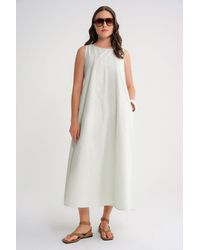 MixRay - Relaxed Fit Maxi Dress With Pockets - Lyst