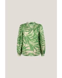 Jansen Amsterdam - Printed Long Sleeve Blouse Ocean Wl770 Multi - Lyst