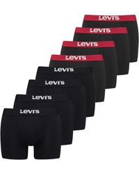 Levi's - Levi's Solid Basic Boxer Brief Org Co 4P Ecom Boxershorts - Lyst