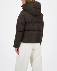 Airforce - Maya Puffer Jacket Dark Coffee - Lyst