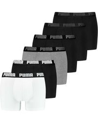 PUMA - Basic Boxer 6P Ecom Boxershorts - Lyst