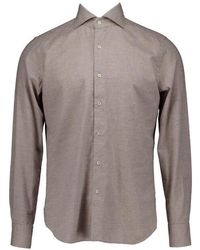 Xacus - Washed Shirt Lange Mouw Overhemden 721Ml/91175 - Lyst