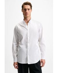 Grimelange - Button Collar Poplin Shirt - Lyst