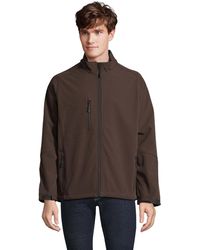 Sol's - Relax Soft Shell Jas (Donkere Chocolade) - Lyst
