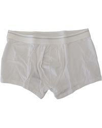 Dolce & Gabbana - Witte Katoenmengsel Reguliere Boxer Ondergoed - Lyst