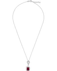 Orphelia - 'Enora' 925 Sterling Chain With Pendant - Lyst