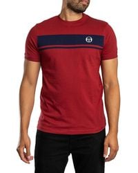 Sergio Tacchini - Master Crew T-Shirt, Cotton - Lyst