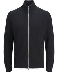 Jack & Jones - Jjeperfect Knit Zip Cardigan Sn - Lyst