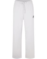 Off-White c/o Virgil Abloh - Off Fleece Relaxed Fit Sweatbroek Voor Volwassenen /Zwart) - Lyst