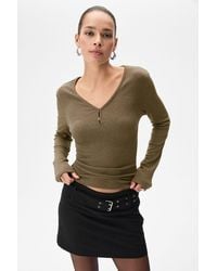Grimelange - Straight Fit Pull-On Blouse - Lyst