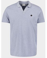 No Excess - Polo Korte Mouw Polo V Melange 27390262/130 - Lyst