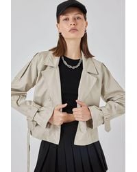 Bigdart - Short Belted Trench Coat - Lyst