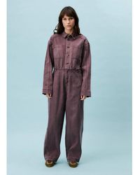 FRNCH - Fabiana Jumpsuit Denim Aubergine - Lyst
