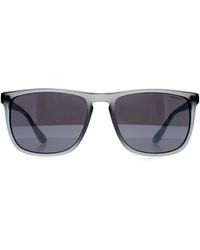 Superdry - Shockwave 113 Mat Kristal Donkergrijs Vervaagde Kristalgrijze Zonnebril - Lyst