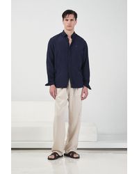 Giesto - Tencel Button-Up Shirt - Lyst