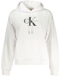 Calvin Klein - Langärmeliges Kapuzen-Sweatshirt - Lyst